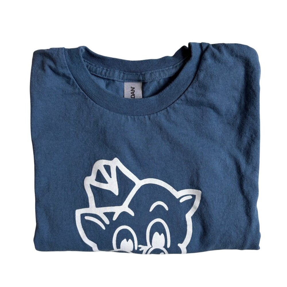 Piggly Wiggly "Oink If You're Local" T-Shirt (Blue) - Size Medium
